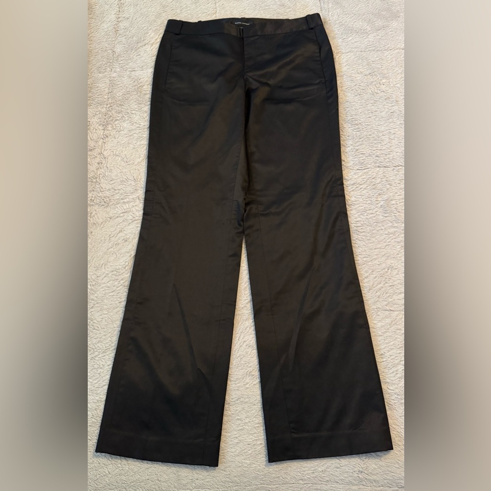 Banana Republic Black Wide Leg Lined Women’s Pants Front Pockets Zip/Tab Closure